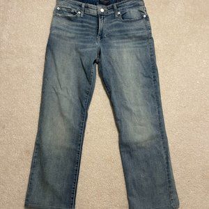 Lucky Brand Straight Leg Denim Jeans - Size 12  Medium Wash